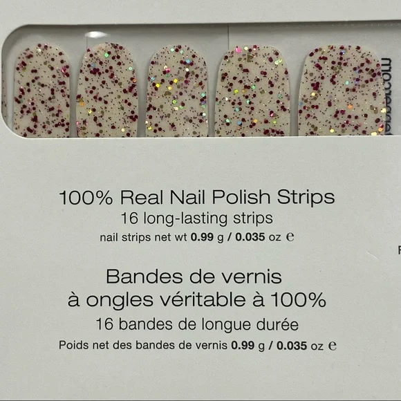 Color Street RETIRED Pink Peppercorn nail strips - NEW & sealed - Picture 2 of 5